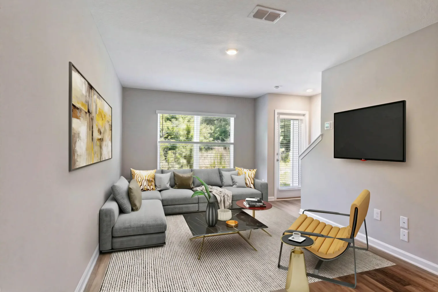 Waterside at River City living room 1